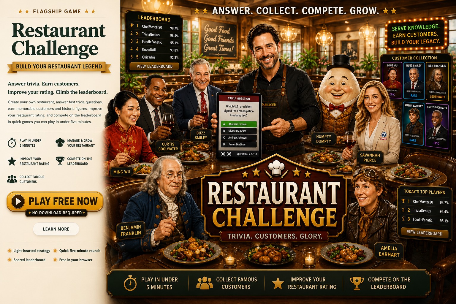Restaurant Challenge hero art
